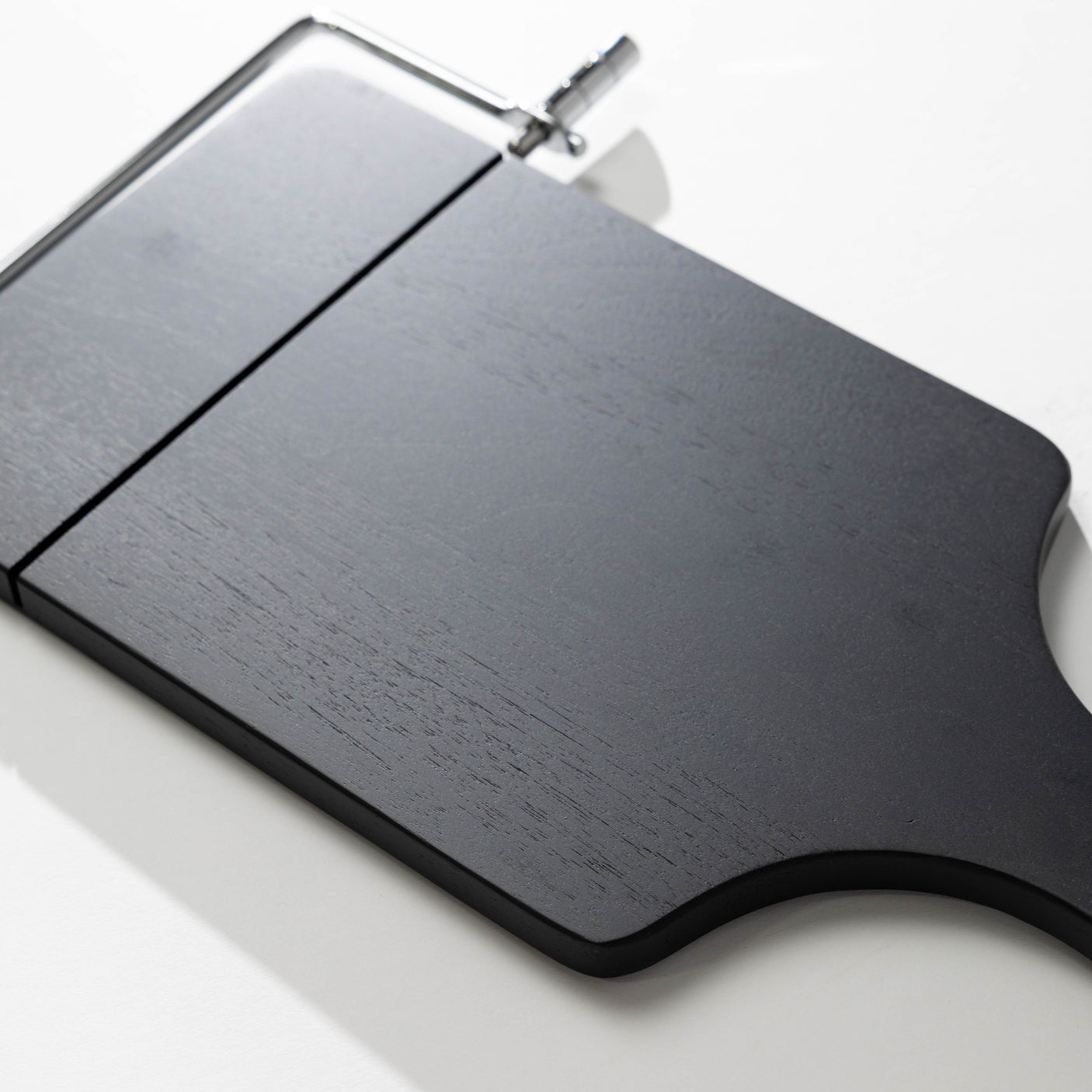 Black Wood Cheese Slicer Board