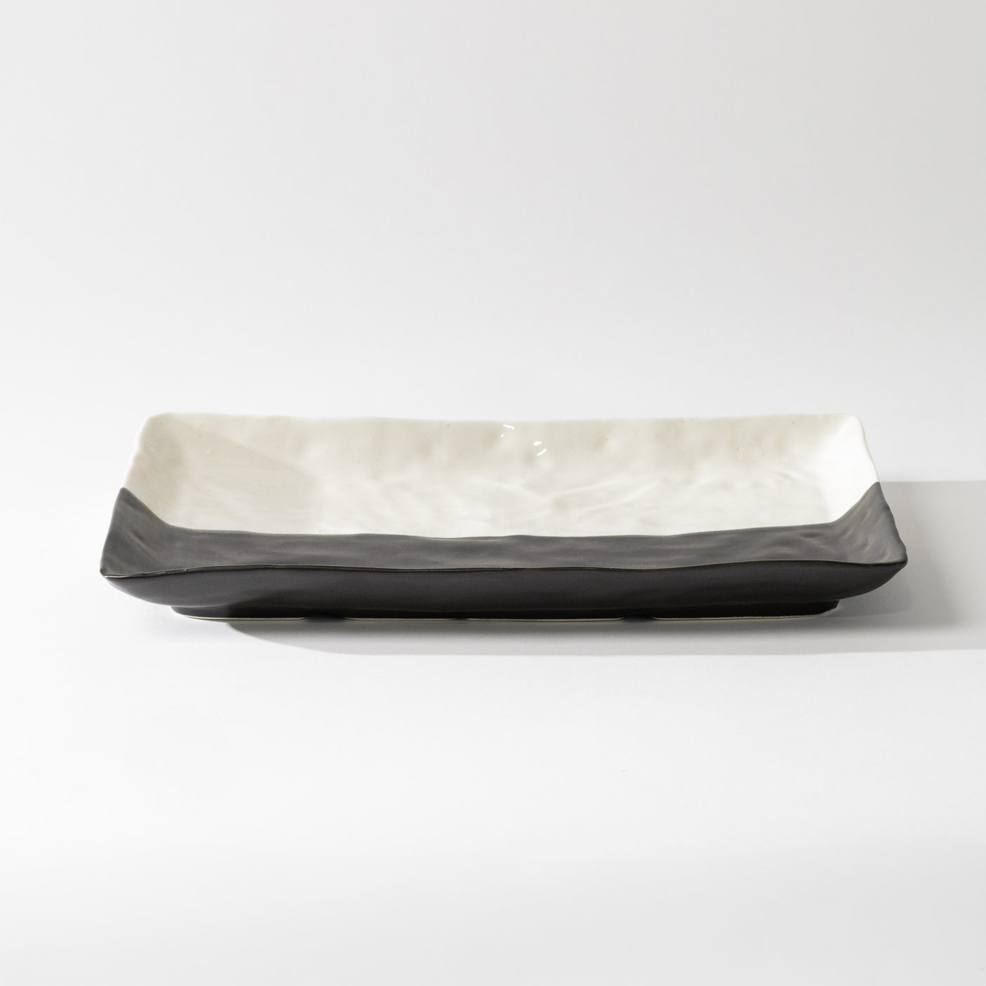 Black & White Stoneware Platter