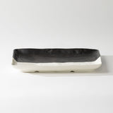 Black & White Stoneware Platter