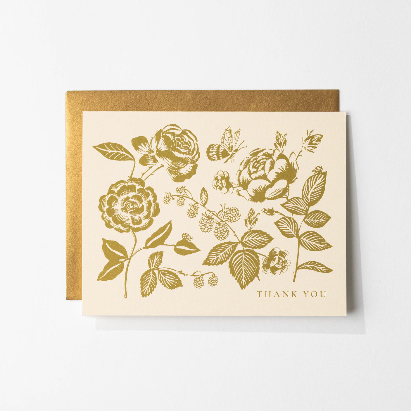 Rose Thank You Card Set