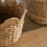 Braided Baskets w/ Scalloped Edges