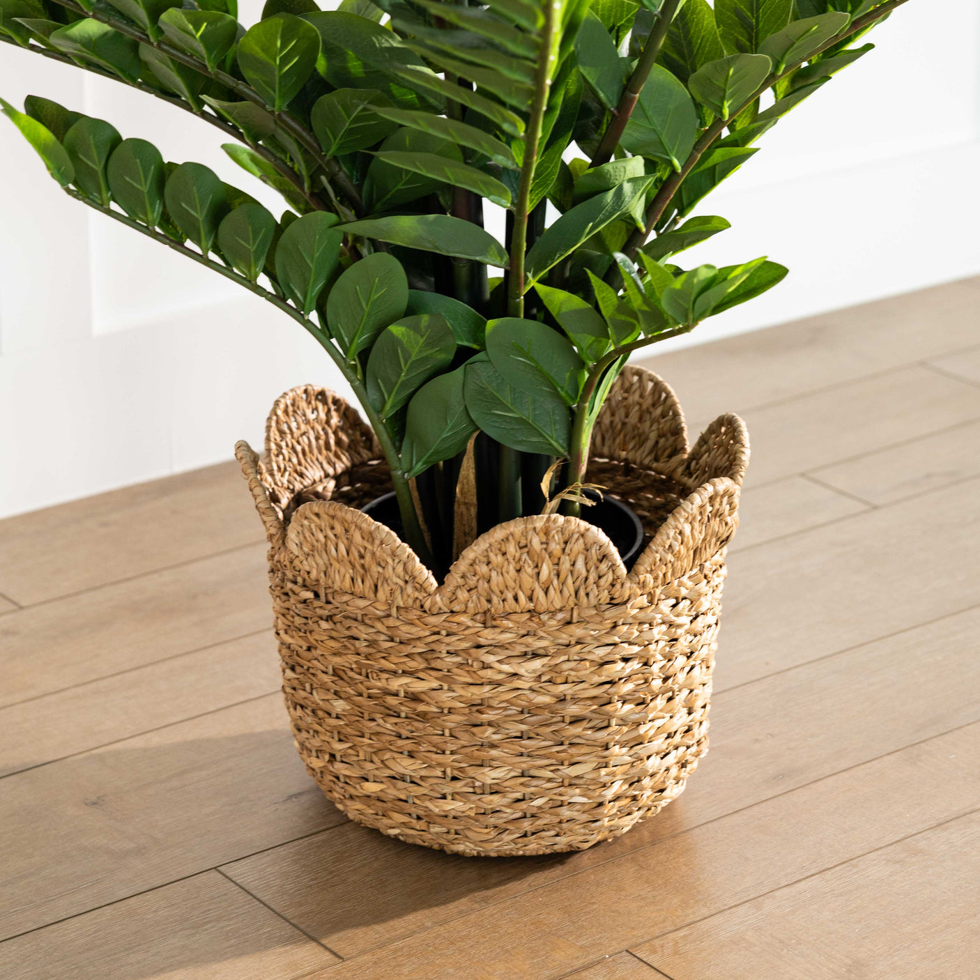 Braided Baskets w/ Scalloped Edges