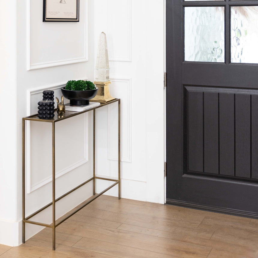 Brass Console Table