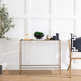 Brass Console Table