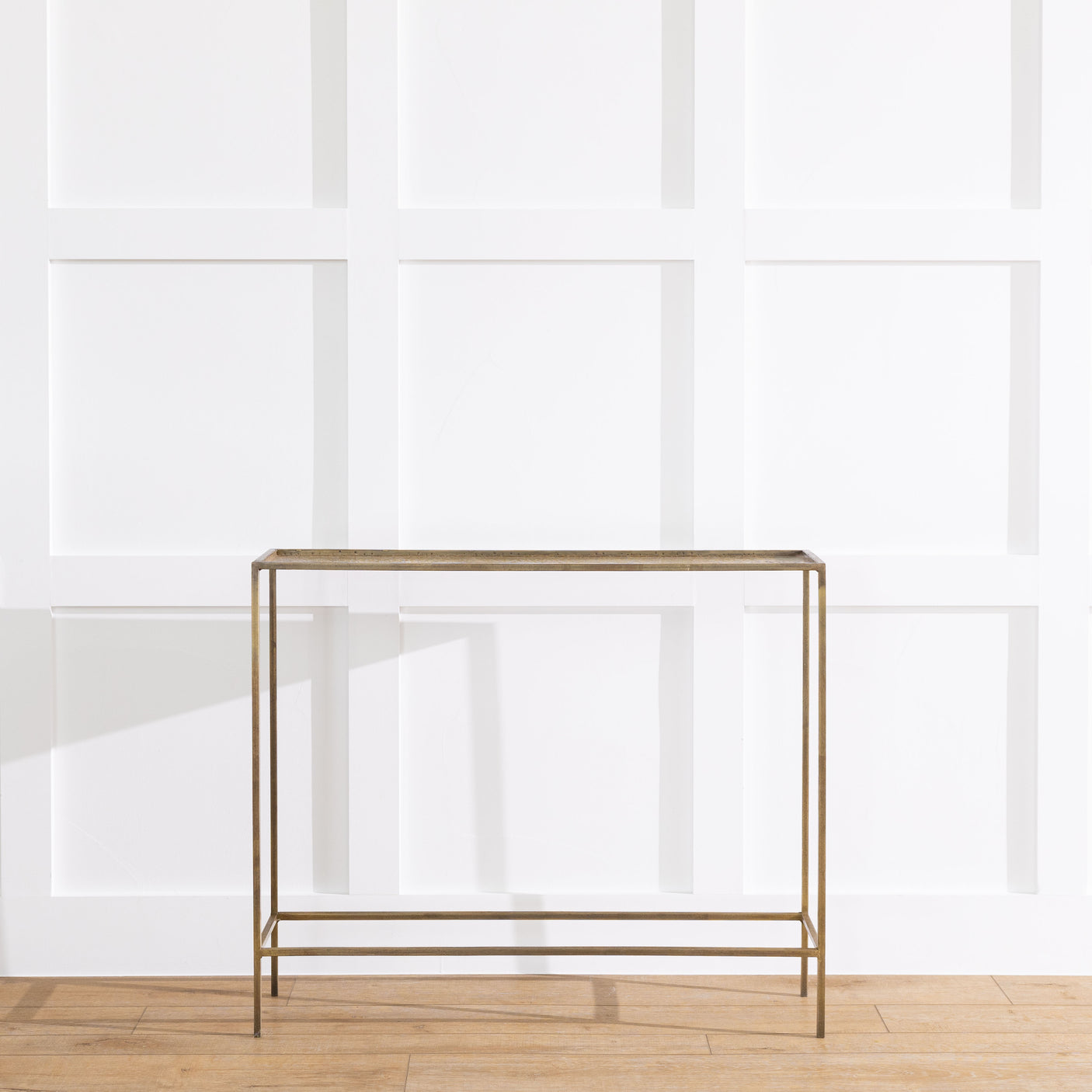 Brass Console Table