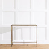 Brass Console Table