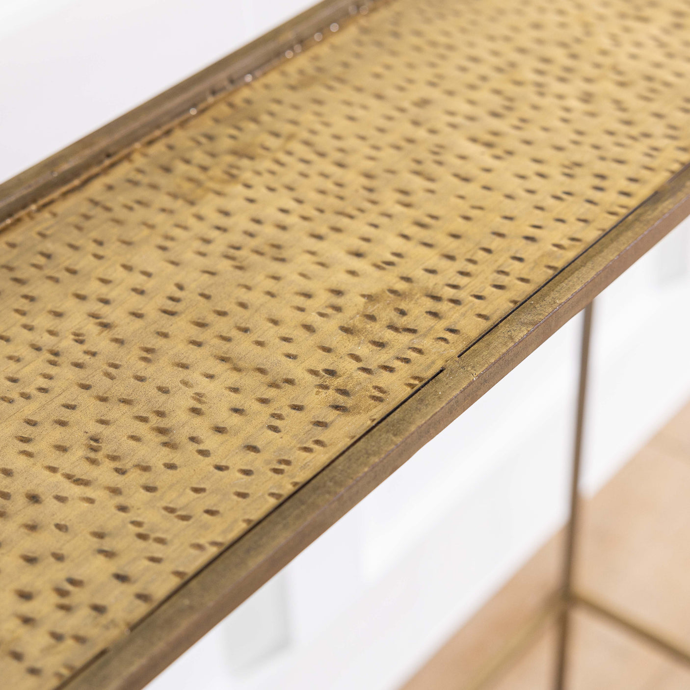 Brass Console Table