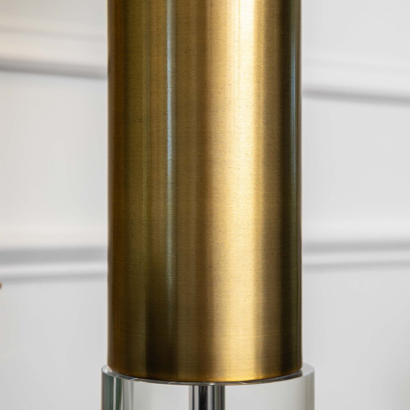 Brass Cylinder Table Lamp