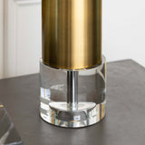 Brass Cylinder Table Lamp