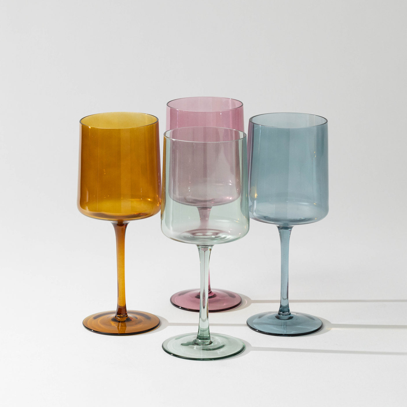 Colorful Wine Glass Set