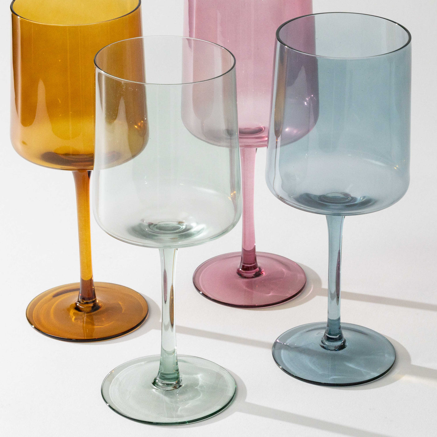 Colorful Wine Glass Set