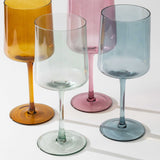 Colorful Wine Glass Set