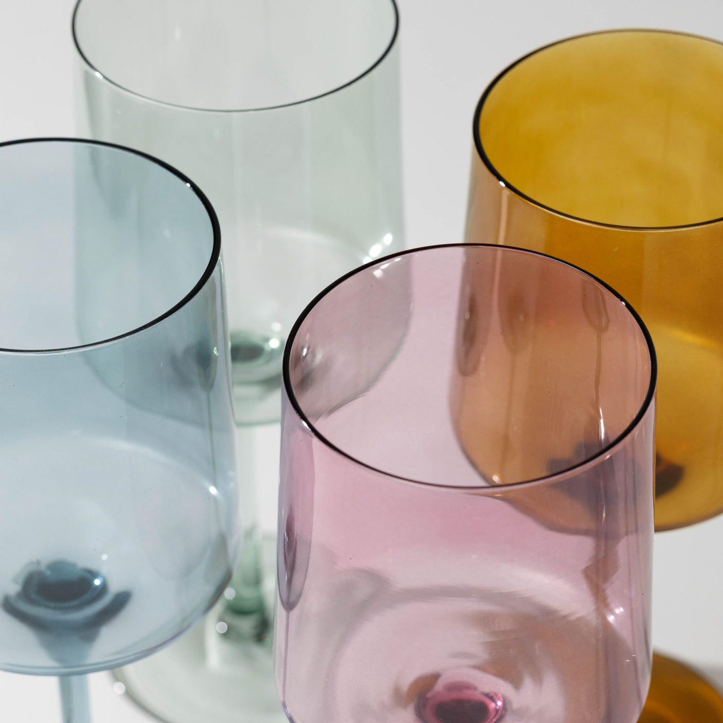 Colorful Wine Glass Set