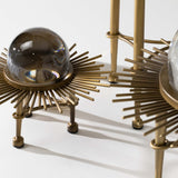 Crystal Ball & Sunburst Stand Set