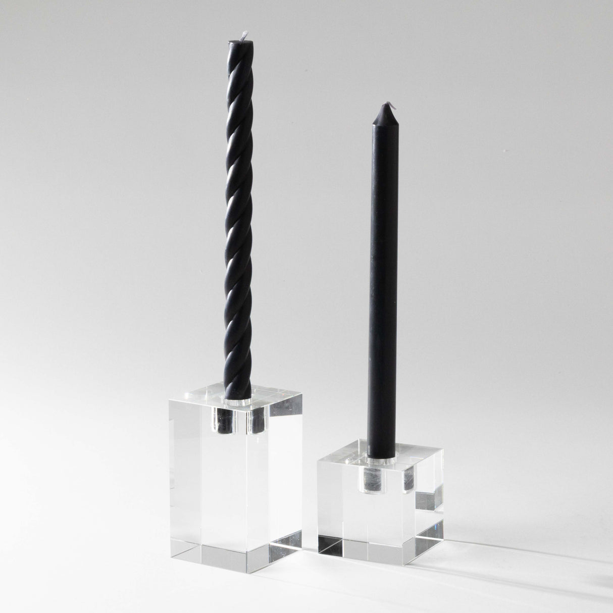 Crystal Glass Taper Holder