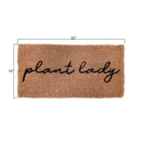 "Plant Lady" Doormat