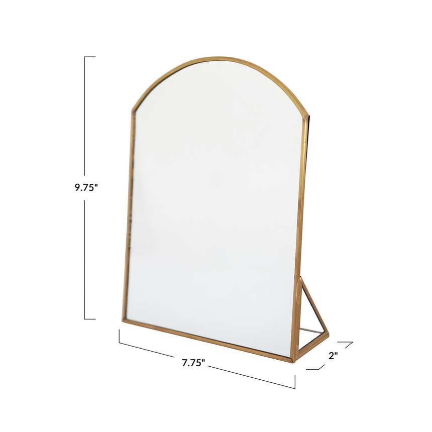 Metal Framed Standing Mirror