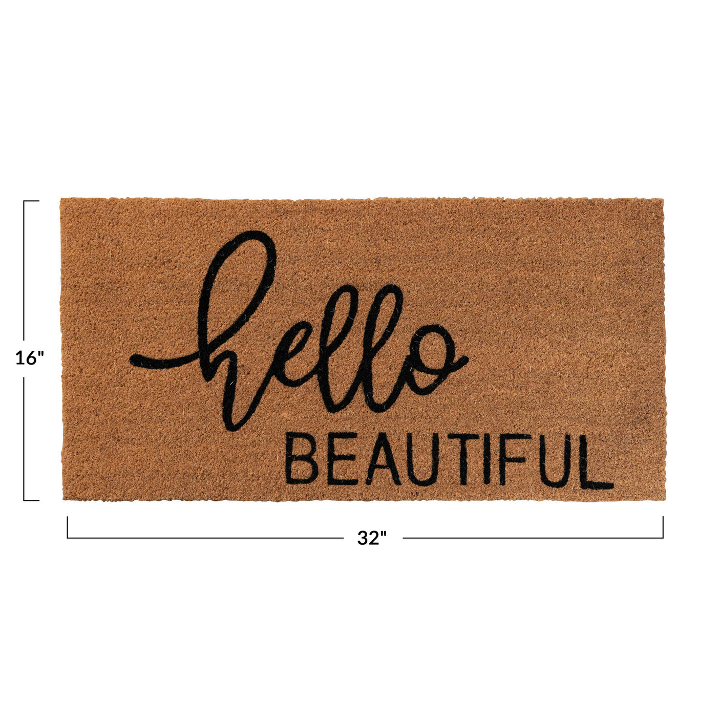 "Hello Beautiful" Doormat