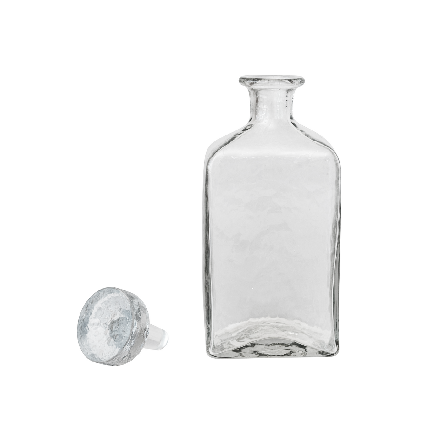 Hammered Glass Decanter