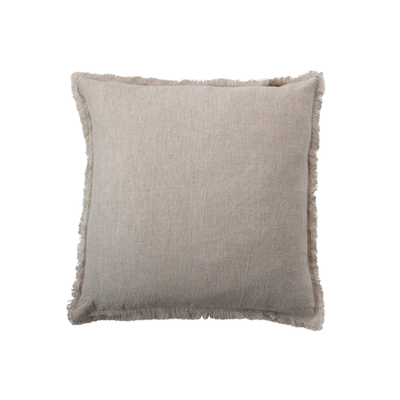 Stonewashed Linen Square Pillows