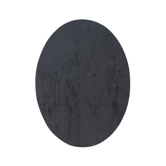 Black Oval Pedestal