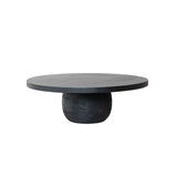 Black Round Pedestal