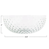 Glass Hobnail Bowls