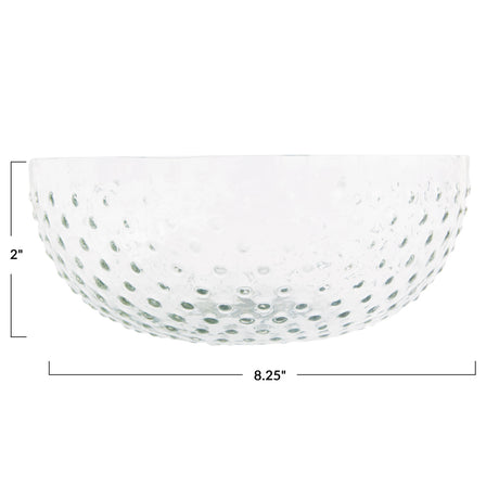 Glass Hobnail Bowls