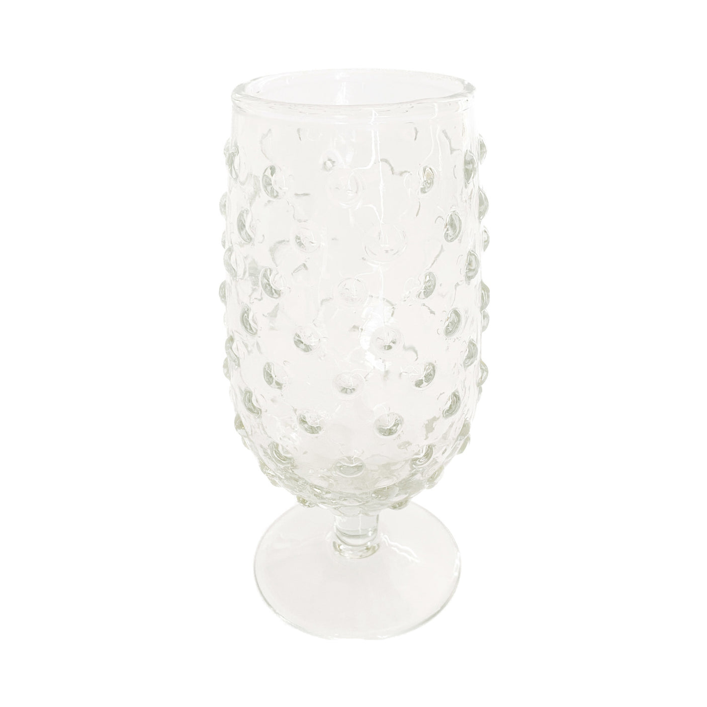 Hobnail Stemmed Glass Set