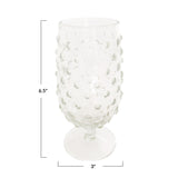 Hobnail Stemmed Glass Set