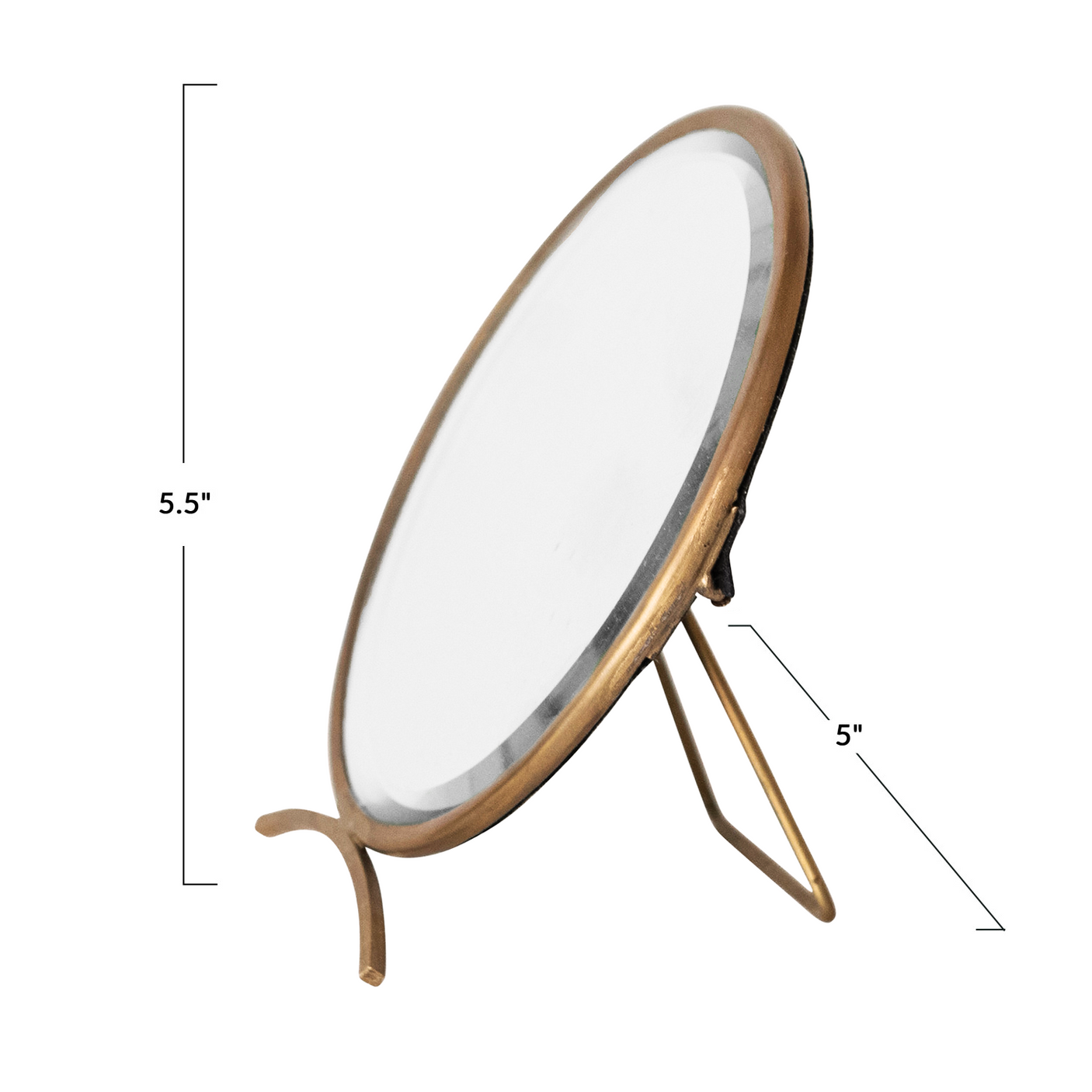 Round Folding Mirror