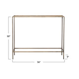 Brass Console Table