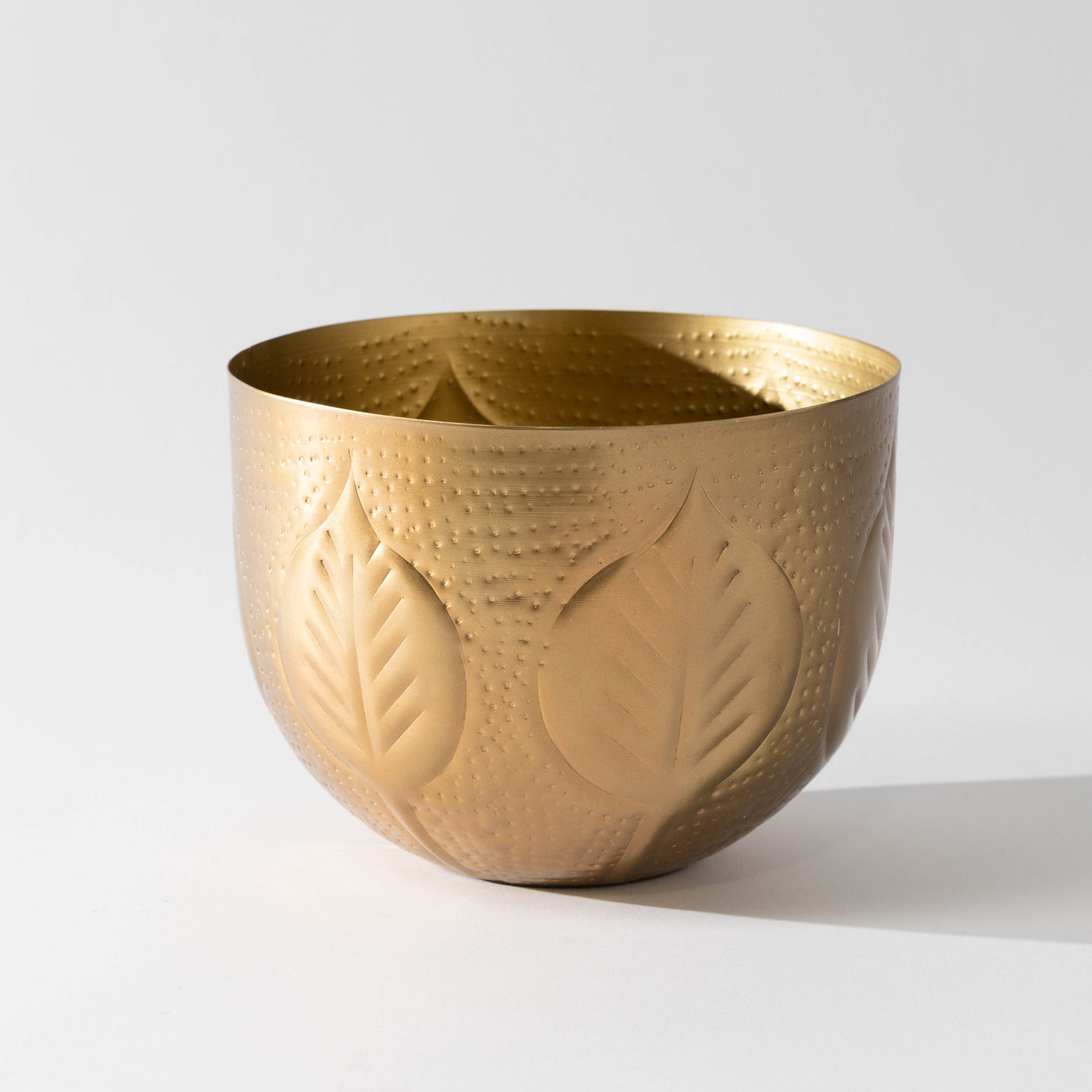 Debossed Metal Planter Set