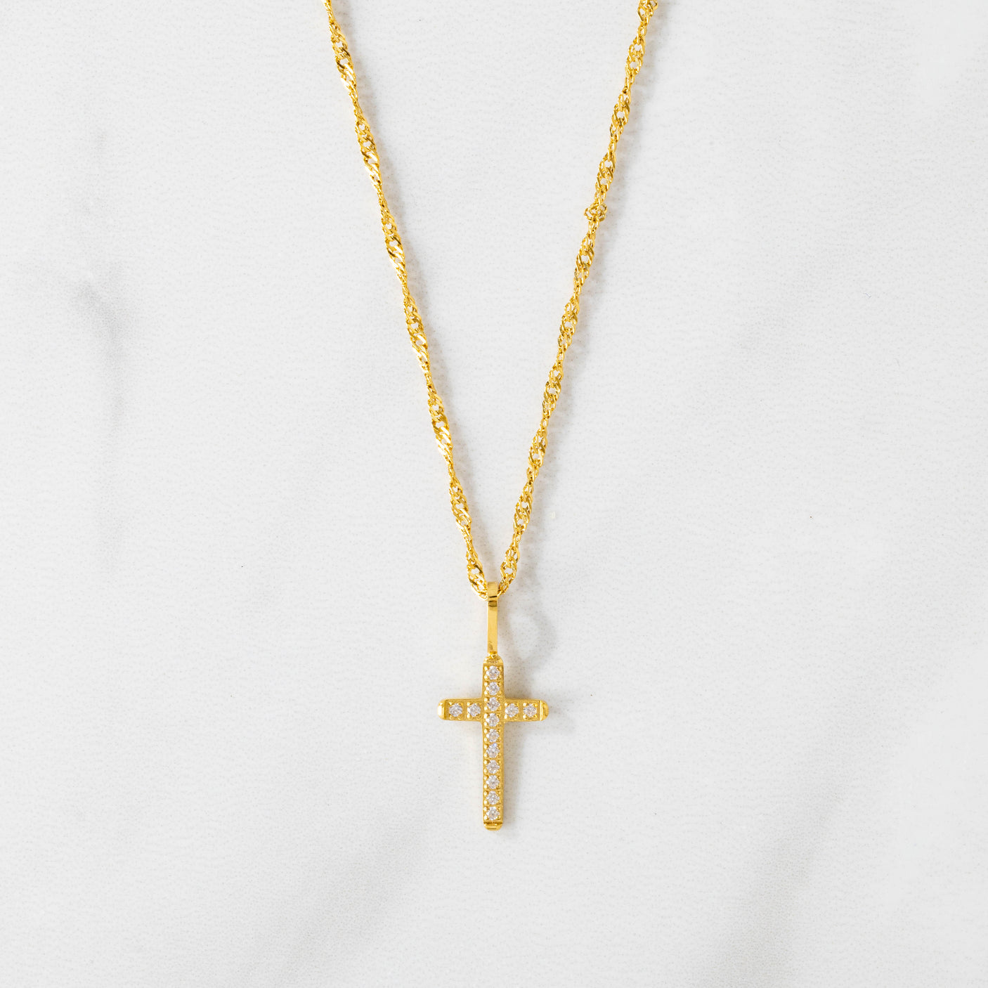 Diamond Cross Necklace