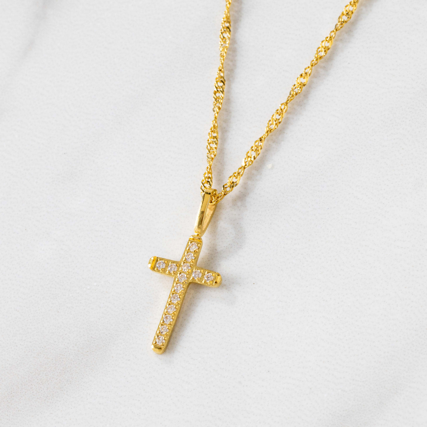 Diamond Cross Necklace