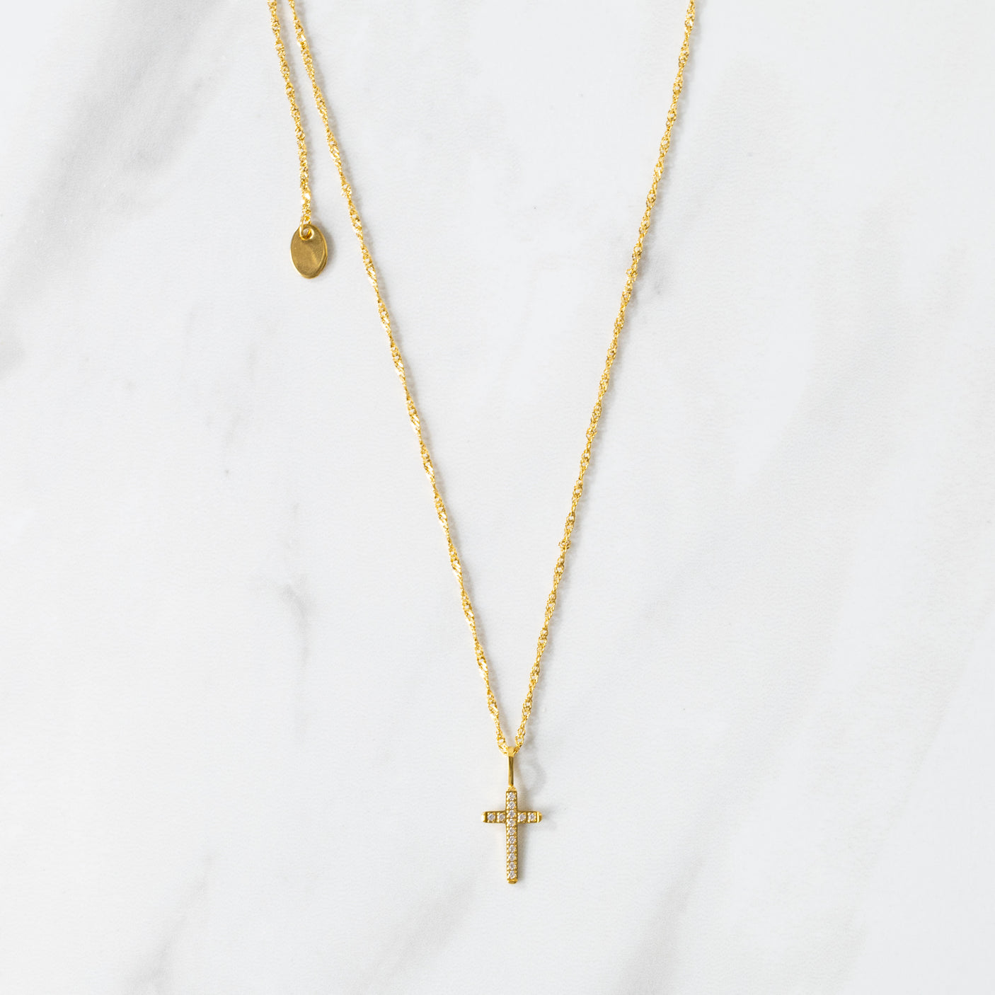 Diamond Cross Necklace