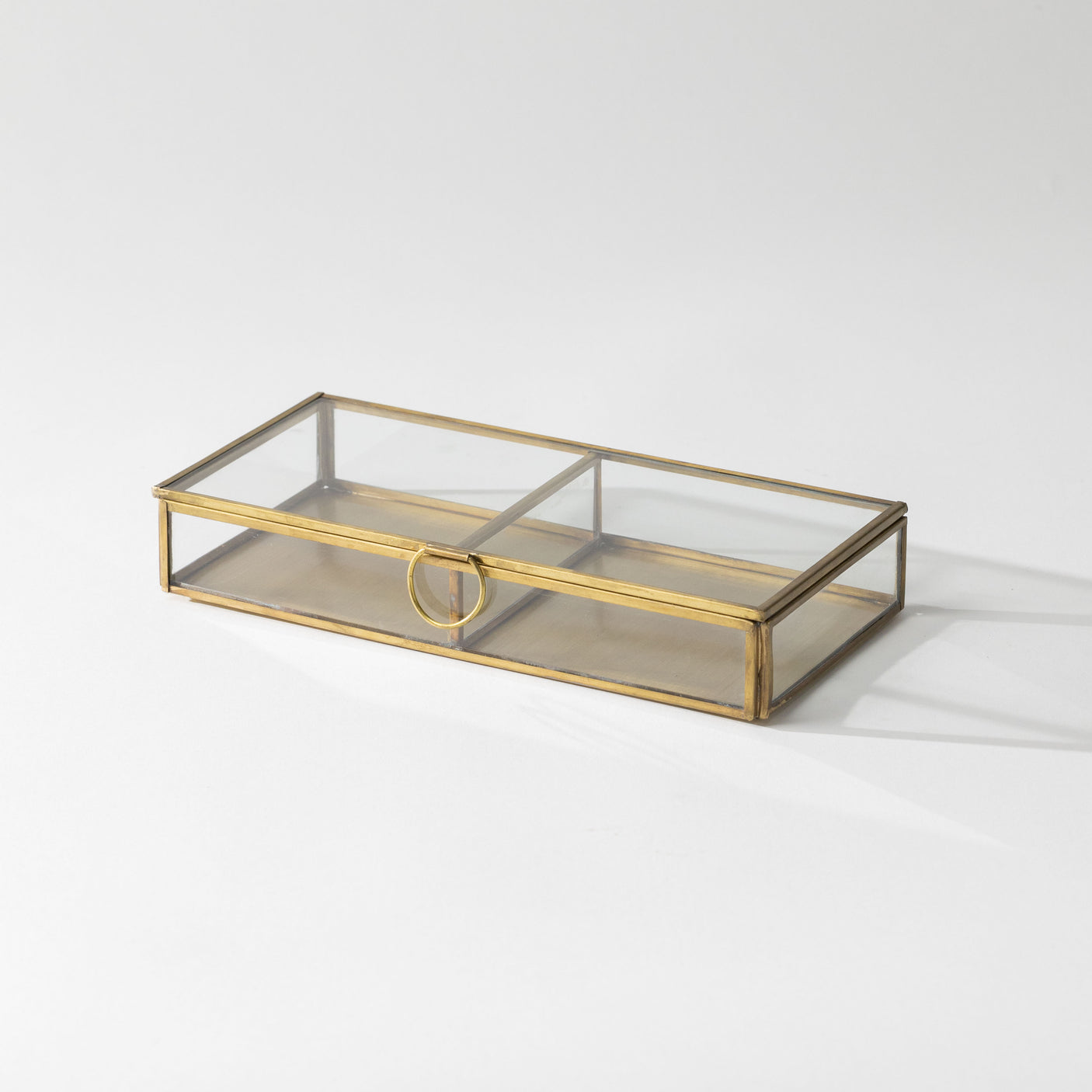 Divided Glass Display Box