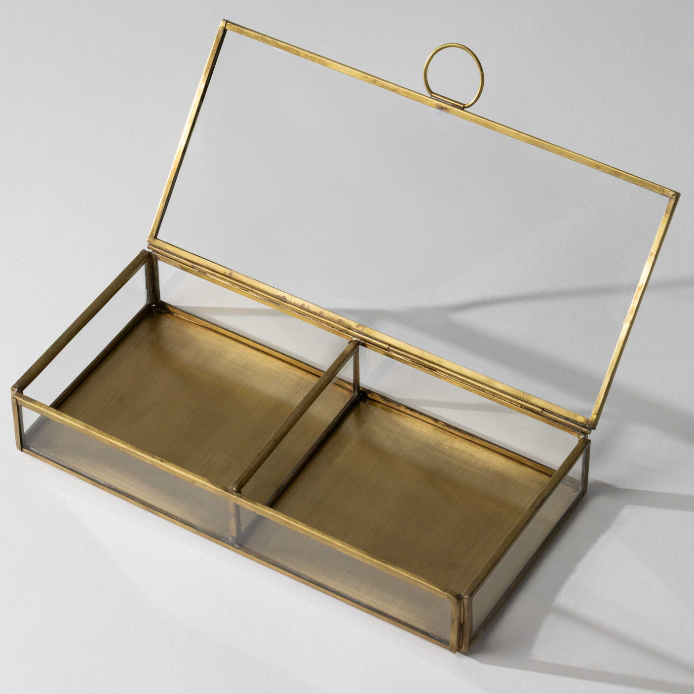 Divided Glass Display Box