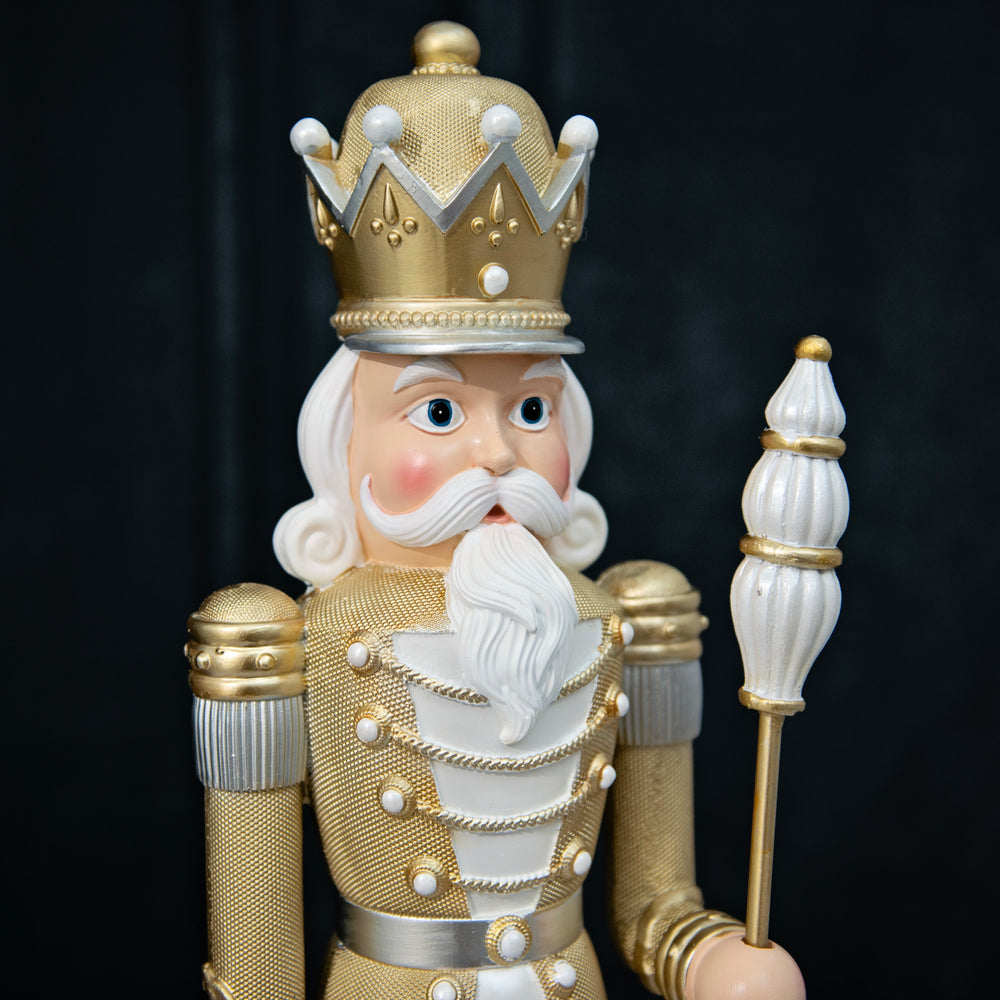 Gold & White Nutcracker