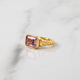 Pink Gemstone Ring