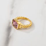 Pink Gemstone Ring