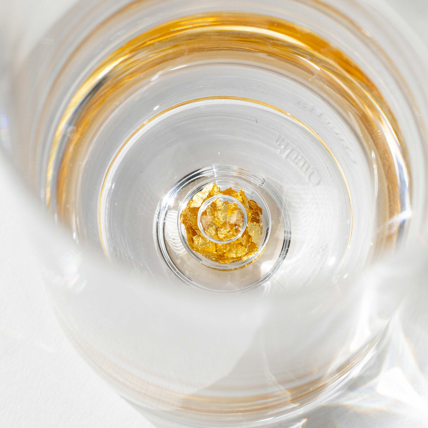 Gold Flake Crystal Glass Sets