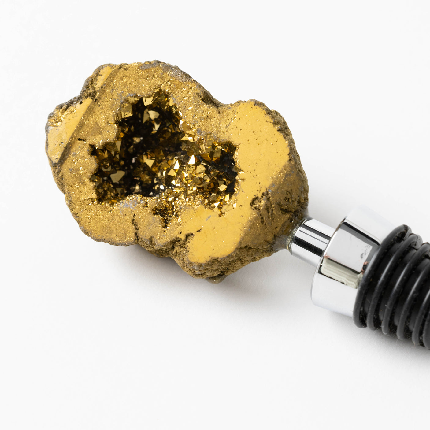 Gold Geode Bottle Stopper