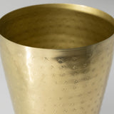 Gold Hammered Vase
