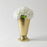 Gold Hammered Vase