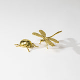 Gold Ladybug & Dragonfly Set
