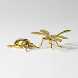 Gold Ladybug & Dragonfly Set