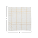 Gold Squares Napkin Set