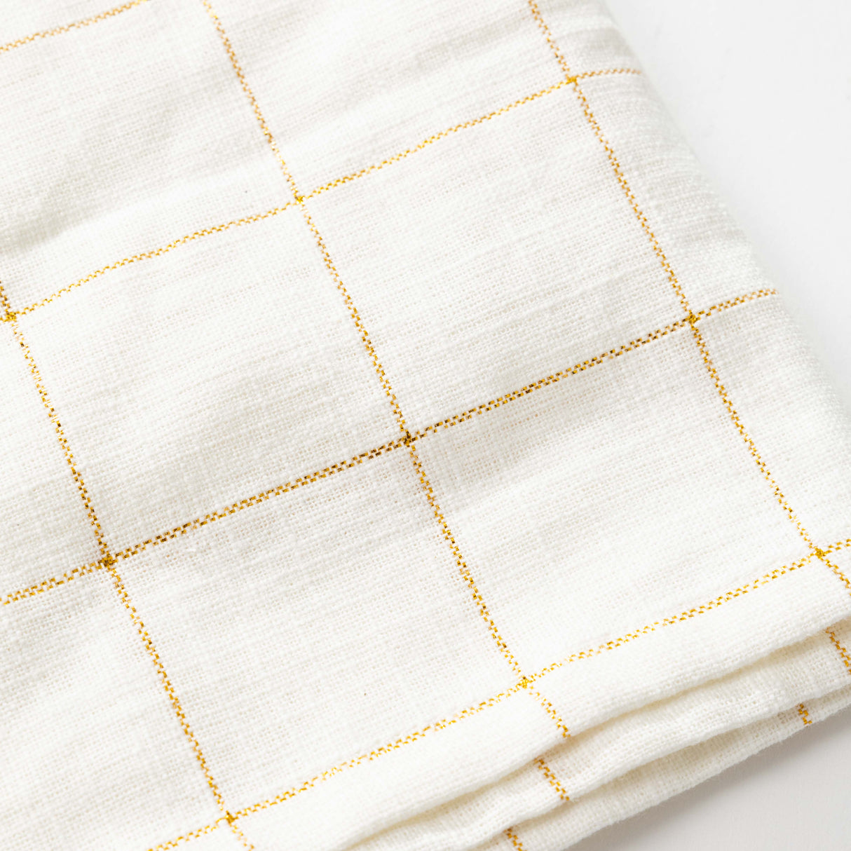 Gold Squares Napkin Set
