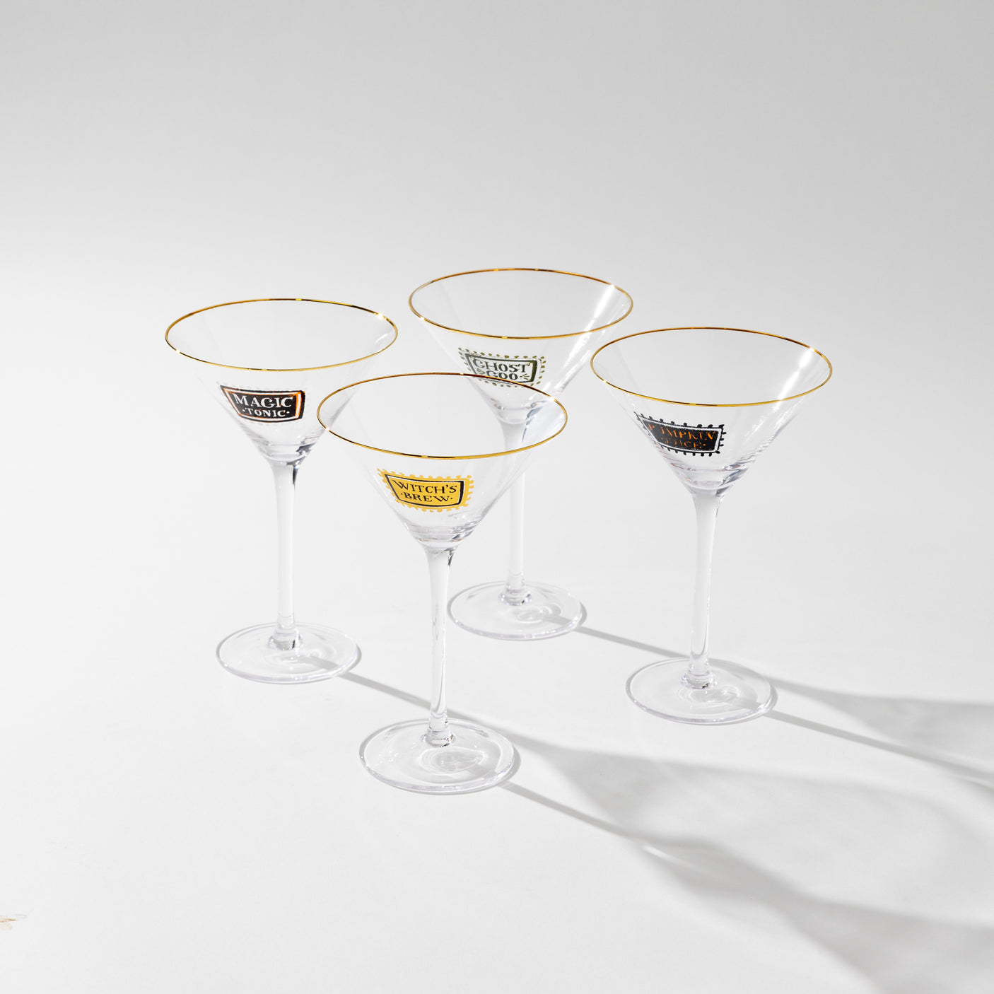 Halloween Martini Glass Set